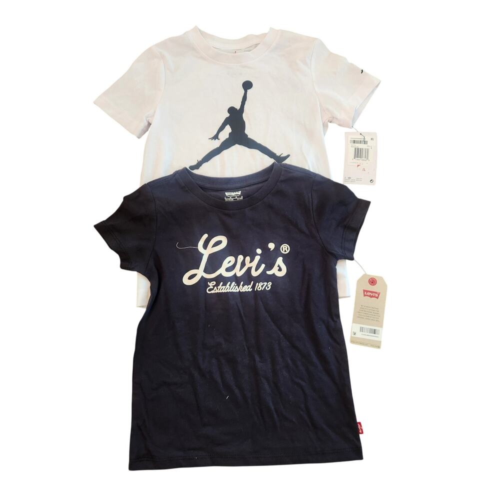 NWT Boy's T-Shirt Bundle Levi's Jordan 6